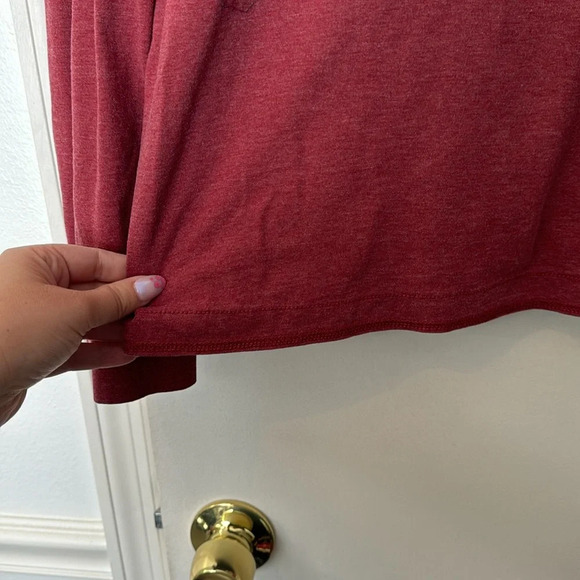 Men's Heather Red Wrangler Long Sleeve T-Shirt Size XL - Picture 6 of 8